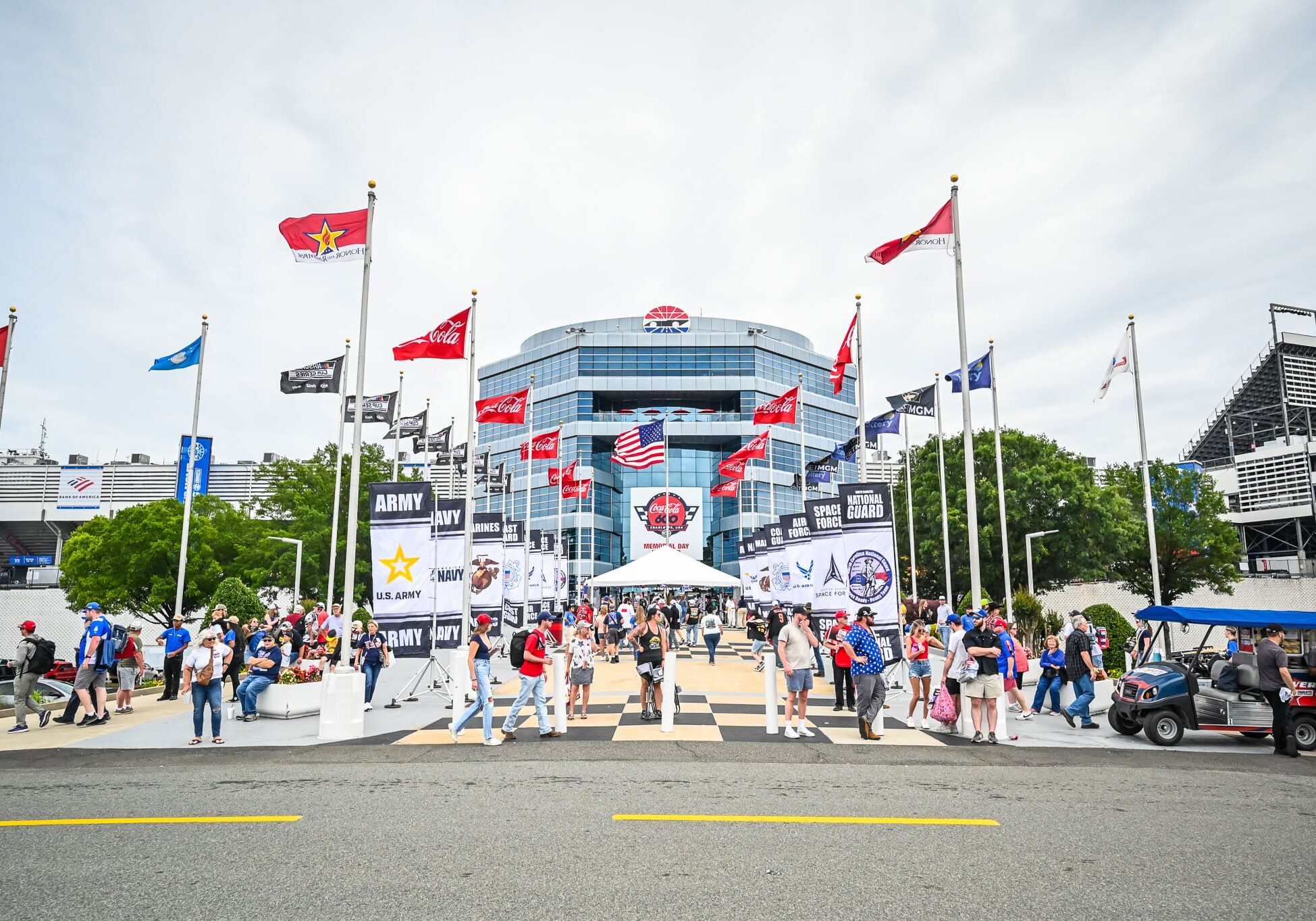 Charlotte Motor Speedway 600 Flags