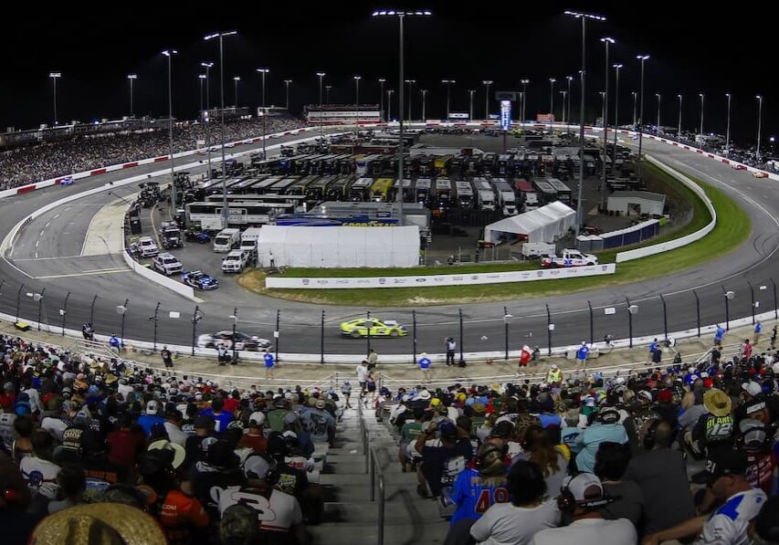 May 18, 2025: NASCAR races at the North Wilkesboro Speedway in North Wilkesboro, North Carolina. (HHP/Chris Owens)